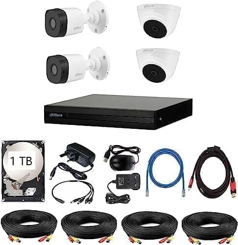 4-CHANNEL CCTV CAMERA installation service -Analog